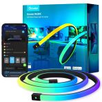 Oyun Masası İçin Govee Rgbıc Neon Led Şerit, 5M Oyun Led Şerit, Kesilebilir Led Şerit, Razer Chroma İle Uyumlu Neon Tabela, 11 Müzik, 64+ Sah
