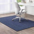 Oyun ofis koltuğu matı, kaymaz zemin koruyucu, sert yüzeyler için, 120 x 120 cm, mavi, dayanıklı halı, ofis, sandalye tekerlekleri, laminat ve fayans döşeme koruması