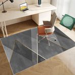 Oyun sandalyesi matı, kaymaz 150 x 160 cm zemin koruyucu halı, ofis koltukları için, dayanıklı halı, sert zeminler, fayans ve ahşap sandalye tekerlekleri için paspas, çizilmeye karşı dayanıklı yüzey