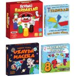 Oyun ve Sanat Ilkokul Ortaokul Akıl Zeka Oyunları Seti 2 - Bardak Oyunu Uzayda Macera Tangram Matematik Sudoku