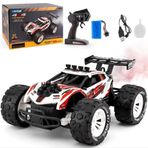 Oyuncak 2.4GHz Uzaktan Kumandalı 4x4 30 Km Hız Yapan Şarjlı Buhar Atan Off-Road Rc Araba (Beyaz)