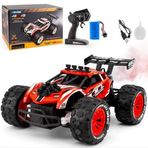 Oyuncak 2.4GHz Uzaktan Kumandalı 4x4 30 Km Hız Yapan Şarjlı Buhar Atan Off-Road Rc Araba (Kırmızı)