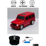 Oyuncak 27 Mhz Uzaktan Kumandalı Full Fonksiyon Gerçekçi Tasarımlı Drift Atabilen Jeep Araba - Kırmızı