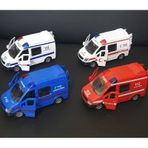 Oyuncak Araba Ambulans Polis Jandarma İtfaiye 112 Acil Kurtarıcı 4lü Set 12 Cm Diğer