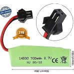 Oyuncak Araba Pili 700 Mah 3.7V 14500 Li-Ion Siyah Soket Drone Pili Ceptelb020934