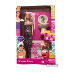 Oyuncak Barbie Ve Oyuncak Bebek Banyo Seti