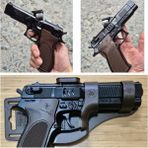 Oyuncak Baretta Silah Kapsül Patlatan Polis Tabanca Ful Demir Ağır Metal 22 cm 5 Paketli