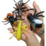 Oyuncak Böcek Seti Dev Boy ,sinek, Sivrisinek, Mantis,arı Şaka Oyuncağı 9-13 cm - 4 ADET
