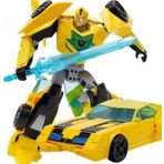 Oyuncak Bumblebee Oyuncak Metal Gövde Robot Olan Araba Transformer Robot Dönüşebilen Oyuncak Robot