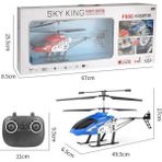 Oyuncak Büyük Dev Şarjlı Kutulu Kumandalı Helikopter (Item Kod : F880) - Mavi