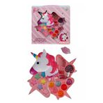 oyuncak fabrikası Unicorn Pony Sürülebilir Makyaj Güzellik Seti 3 Katlı