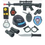 Oyuncak Kasklı Polis Set