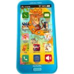 Oyuncak Kukuli Telefon Sesli Işıklı Müzikli Oyuncak Çocuk Telefonu - Mavi