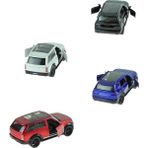 Oyuncak Metal Arabalar 4lü Set Metal Jep Suv Çek Bırak 13 cm - Çok Renkli
