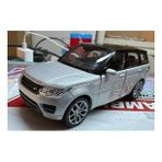 Oyuncak Metal Model Araba 1/36 Çek Bırak Gri Range Rover Sport