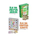 Oyuncak Minik Bebeğimin Ilk 50 Hafıza Kartları ve Ilk 50 Hayvanlar Kartları Kart 2'li Set - standart