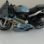 Oyuncak Motosiklet Şık Görünümlü Çek Bırak Işıklı ve Sesli Renkli 15 cm - Mavi Su Dünyası