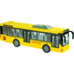 Oyuncak Okul Otobüsü Işıklı Sesli Sürtmeli 27 cm - Sarı