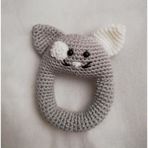 Oyuncak Park Kedi Çıngırak Amigurumi Organik Oyuncak