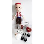 Oyuncak Park Keloğlan ve Eşeği Takımı Amigurumi Organik Oyuncak