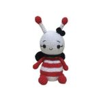 Oyuncak Park Kırmızı Miniş Arı Uyku Arkadaşı Amigurumi Organik Oyuncak