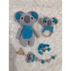 Oyuncak Park Koala Uyku Arkadaşı Yenidoğan Takım Set Amigurumi Organik Oyuncak