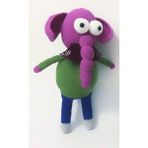 Oyuncak Park Kral Şakir - Fil Necati Amigurumi Oyuncak - Renkli