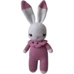 Oyuncak Park Lila Miniş Tavşan Uyku Arkadaşı Amigurumi Organik Oyuncak - Pembe