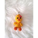 Oyuncak Park Maskot Şirin Civciv Amigurumi Anahtarlık Oyuncak - Renkli