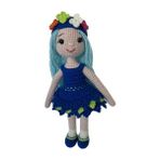 Oyuncak Park Mavi Can Çiçeği Bebek Amigurumi Organik Oyuncak - Mor