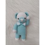 Oyuncak Park Mavi Miniş Ayıcık Uyku Arkadaşı Amigurumi Oyuncak