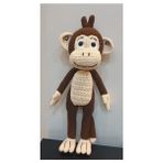Oyuncak Park Maymun Kukuli Amigurumi Organik Oyuncak - Renkli