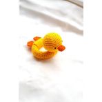 Oyuncak Park Ördek Çıngırak Amigurumi Organik Oyuncak