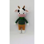 Oyuncak Park Pembe Suratlı Sevimli Inek Amigurumi Oyuncak