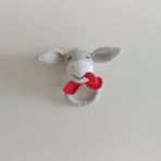 Oyuncak Park Şirin Eşek Çıngırak Amigurumi Organik Oyuncak