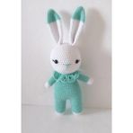 Oyuncak Park Su Yeşili Miniş Tavşan Uyku Arkadaşı Amigurumi Organik Oyuncak