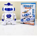 Oyuncak Pilli Robot.ışıklı. Sesli. Hareketli Lazer Işıklı Robot.