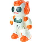Oyuncak Robot Uzaktan Kumandalı Disk Atan Işıklı Sesli 30 cm - Altın