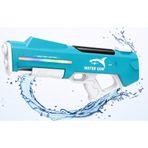 Oyuncak Şarjlı Otomatik Su Tabancası 500 ML | LED Işıklı | 10 Metre Menzil | Su Vakumlu Oyuncak Su Tabancası Yaz Deniz Açık Hava Bahçe Oyuncakları (Mavi)