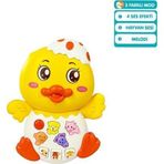 Oyuncak Store Işıklı Ve Müzikli Ördek Eğitici İnteraktif Bebek Piyanosu Oyuncak