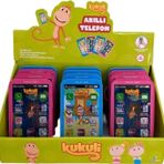 Oyuncak Store Oyuncak Kukuli Telefon Dokunmatik 12 Fonksiyonlu Türkçe Sesli Işıklı Müzikli Lisanslı