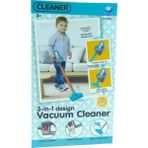 Oyuncak Süpürge Pili Sesli 3 Başlıklı 60 cm Süpürge - Azur Mavi - 5