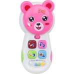 Oyuncak Telefon Sevimli Telefon Işıklı Sesli Pembe