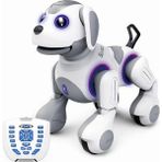 Oyuncak Uzaktan Kumandalı Şarjlı 22 Fonksiyonlu Dokunma Sensörlü Etkileşimli Akıllı Robot Köpek - Beyaz