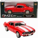 Oyuncak Vitrinim 1:32 Rmz City Alman Klasikleri Serisi Die Cast Çek Bırak Model Araba - Kırmızı 1969 Chevrolet Camaro Kırmızı