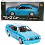 Oyuncak Vitrinim 1:32 Rmz City Alman Klasikleri Serisi Die Cast Çek Bırak Model Araba - Mavi Audi Quattro Mavi