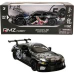 Oyuncak Vitrinim 1:32 Sesli ve Işıklı Rmz Hobby Bruce Lee Serisi Die Cast Çek Bırak Model Araba - Siyah Bmw M8 Gte Siyah