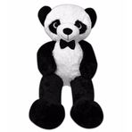 Oyuncakmatik Papyonlu Sevimli Peluş Panda 100 Cm