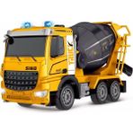 Oyuncakmatik Uzaktan Kumandalı Sesli & Işıklı Mixer Truck Model Iş Makinesi - Mikser