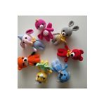 OYUNCAKPARK Miniş Maskot Hayvanlar Takımı Amigurumi Organik Oyuncak